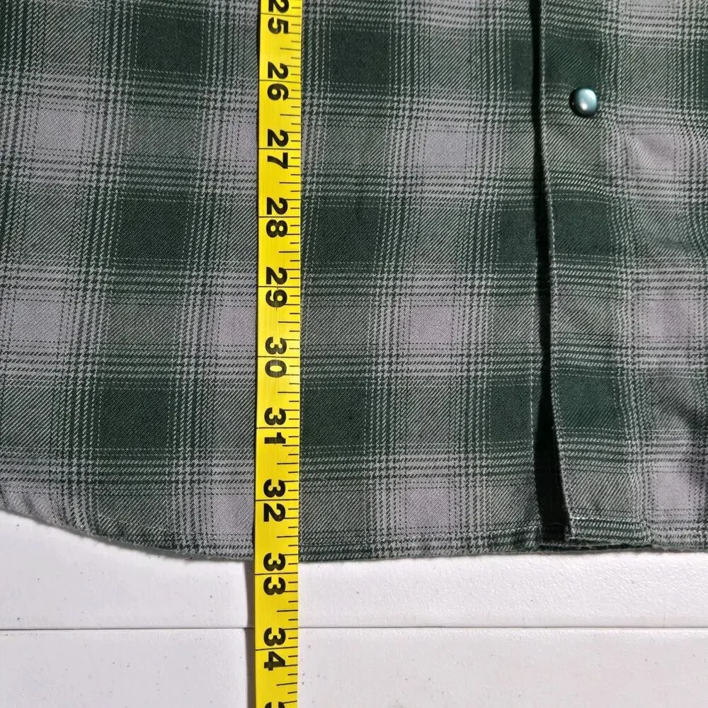 Dixxon Flannel Co "The Bixby 1" Men's XL Green Gray Long Sleeve Shirt - Picture 7 of 7